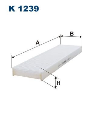Filtron Invandigt Filter K 1239 K1239 Storlek 2