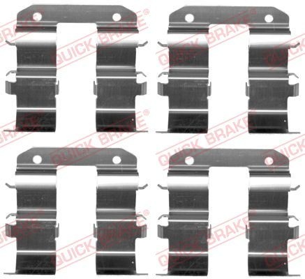 QUICK BRAKE Accessory Kit, disc brake pads 109-1734 HYUNDAI,KIA,MAZDA,ix35 (LM, EL, ELH),i30 (FD),i30 CW (FD),ix20 (JC),VELOSTER (FS)
