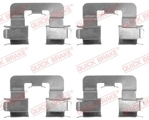 QUICK BRAKE Accessory Kit, disc brake pads 109-1741 TOYOTA,COROLLA Verso (ZER_, ZZE12_, R1_),COROLLA (ZZE12_, NDE12_, ZDE12_)