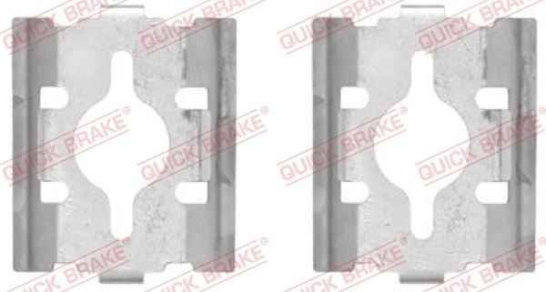 QUICK BRAKE Accessory Kit, disc brake pads 109-1600  OPEL,FORD,RENAULT,Movano Kastenwagen (X70),Movano Bus (X70),Movano Pritsche / Fahrgestell (X70)