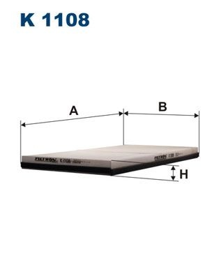 Mercedes-Benz Interior Filter K 1108 Filtron