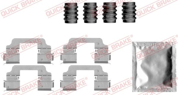 QUICK BRAKE Accessory Kit, disc brake pads 109-1828 BMW,5 Touring (F11),5 Limousine (F10),X3 (F25),5 Touring (G31),5 Limousine (G30, F90)