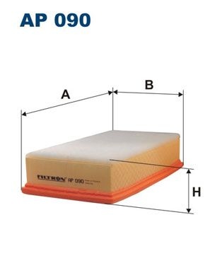 Filtron Luftfilter Ap 090 Peugeot Ap090 Storlek 2