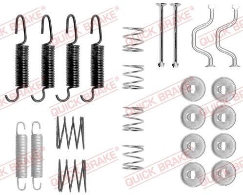 QUICK BRAKE Accessory Kit, parking brake shoes 105-0816  TOYOTA,LEXUS,RAV 4 II (CLA2_, XA2_, ZCA2_, ACA2_),LAND CRUISER (KDJ12_, GRJ12_)