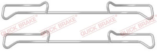 QUICK BRAKE Accessory Kit, disc brake pads 109-1678  VW,AUDI,RENAULT,Golf V Schrägheck (1K1),POLO (9N_),TOURAN (1T1, 1T2),GOLF VI (5K1)