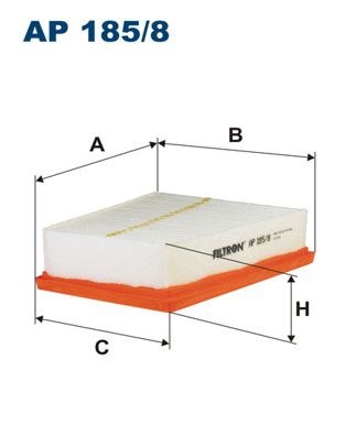 Filtron Luftfilter Ap 1858 Renault Ap185/8 Storlek 2