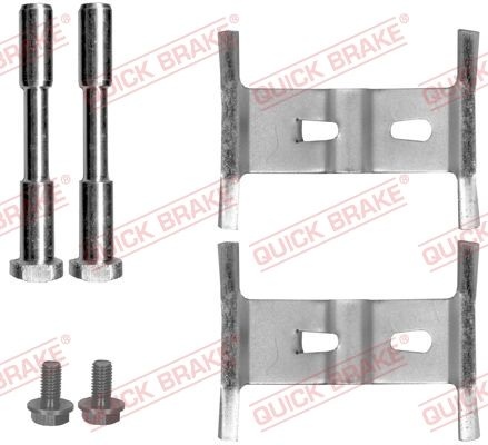 QUICK BRAKE Accessory Kit, disc brake pads 109-1658  VW,AUDI,VOLVO,Touareg (7LA, 7L6, 7L7),Q7 (4LB),XC90 II (256),Cayenne (9PA)