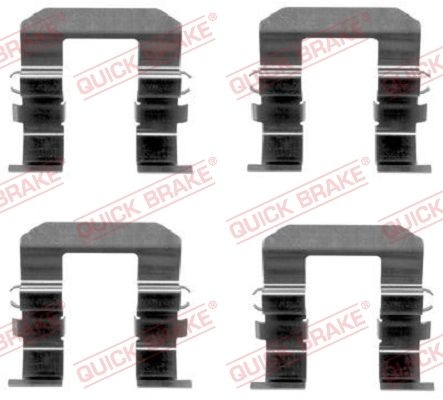 QUICK BRAKE Accessory Kit, disc brake pads 109-1704 OPEL,HYUNDAI,CHEVROLET,ANTARA,TERRACAN (HP),CAPTIVA (C100, C140),Antara (L07)