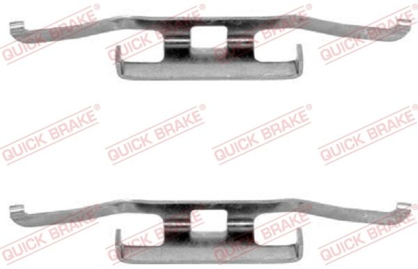 QUICK BRAKE Accessory Kit, disc brake pads 109-1098  BMW,SAAB,3 Limousine (E30),3 Cabrio (E30),5 Limousine (E28),3 Touring (E30),6 Coupe (E24),7 (E23)