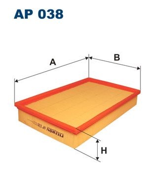 Filtron Luftfilter Ap Lancia Ap038 Storlek 038