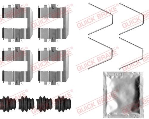 QUICK BRAKE Accessory Kit, disc brake pads 109-0060 HYUNDAI,KIA,VOLVO,Tucson (TL, TLE),TUCSON Kasten/SUV (TLE),Sportage (QL, QLE),XC70 II Kombi (136)
