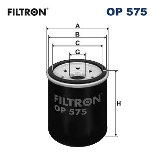 Citroen Oil Filter Op 575 Filtron
