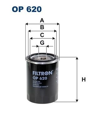 Citroen Oil Filter Op 620 Filtron