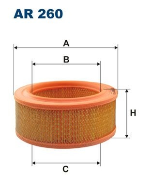 Filtron Luftfilter Ar 260 Storlek 2