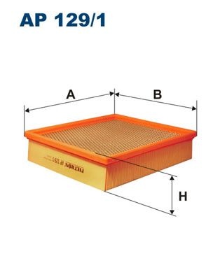 Filtron Luftfilter Ap 1291 Land Rover Ap129/1 Storlek 2