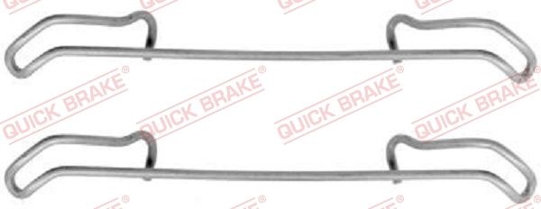 QUICK BRAKE Accessory Kit, disc brake pads 109-1056  FORD,FIAT,SUZUKI,ESCORT IV Cabriolet (ALF),SIERRA (GBG, GB4),SIERRA Schrägheck (GBC, GBG)