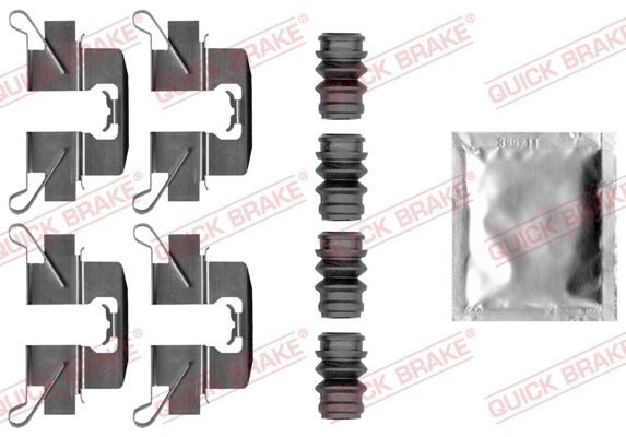 QUICK BRAKE Accessory Kit, disc brake pads 109-0047 PEUGEOT,MAZDA,3008 (0U_),CX-5 (KE, GH),CX-3 (DK),2 Schrägheck (DL, DJ)
