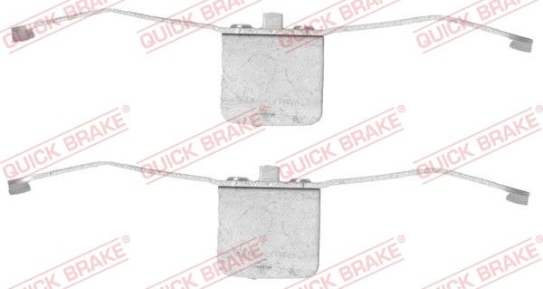 QUICK BRAKE Accessory Kit, disc brake pads 109-1639 VW,AUDI,OPEL,Golf V Schrägheck (1K1),Passat Variant (3C5),Passat Limousine (3C2),Passat CC (357)