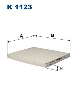 Filtron Invandigt Filter K 1123 Toyota K1123 Storlek 2