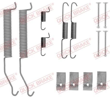 QUICK BRAKE Accessory Kit, brake shoes 105-0812 FORD,MAZDA,RANGER (TKE),Ranger (ET),RANGER (ER, EQ),B-Serie Pickup (UN),BT-50 (CD, UN)