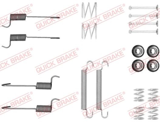 QUICK BRAKE Accessory Kit, parking brake shoes 105-0046  OPEL,HYUNDAI,KIA,GRANDLAND X (A18),ix35 (LM, EL, ELH),ix35 Kastenwagen,SPORTAGE (SL)