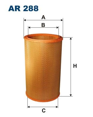 Filtron Luftfilter Ar 288 Storlek 2