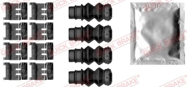 QUICK BRAKE Accessory Kit, disc brake pads 109-1877 VW,MERCEDES-BENZ,OPEL,Amarok Pickup (2HA, 2HB, S1B, S6B, S7A, S7B),Crafter Kastenwagen (SY_, SX_)