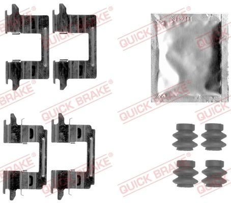 QUICK BRAKE Accessory Kit, disc brake pads 109-1841  RENAULT,NISSAN,SUZUKI,Koleos II (HC_),Leaf (ZE1_),LEAF,Grand Vitara II SUV (JT, TE, TD)
