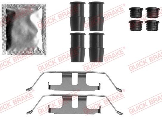 QUICK BRAKE Accessory Kit, disc brake pads 109-1850 BMW,1 Schrägheck (F20),3 Touring (F31),3 Limousine (F30, F80),X3 (F25),4 Gran Coupe (F36)