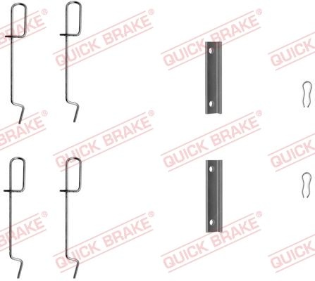 QUICK BRAKE Accessory Kit, disc brake pads 109-1125  RENAULT,PEUGEOT,CITROËN,CLIO II (BB0/1/2_, CB0/1/2_),MEGANE I Cabriolet (EA0/1_),SUPER 5 (B/C40_)