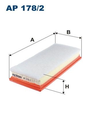 Filtron Luftfilter Ap 1782 Toyota Ap178/2 Storlek 2