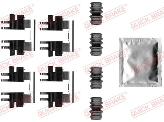 QUICK BRAKE Accessory Kit, disc brake pads 109-0045  MAZDA,DS,CX-5 (KE, GH),CX-5 (KF),DS 5 Schrägheck