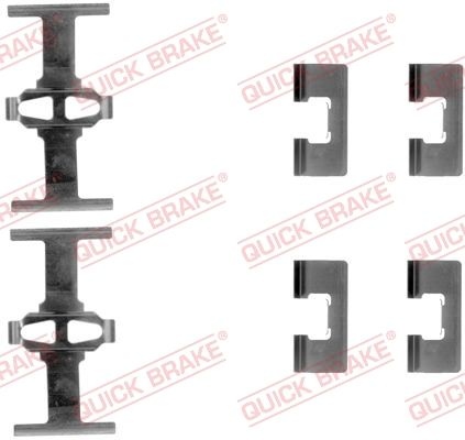 QUICK BRAKE Accessory Kit, disc brake pads 109-1092 HONDA,ROVER,MG,Jazz II Schrägheck (GD_, GE3, GE2),Jazz III Schrägheck (GE_, GG_, GP_, ZA_)