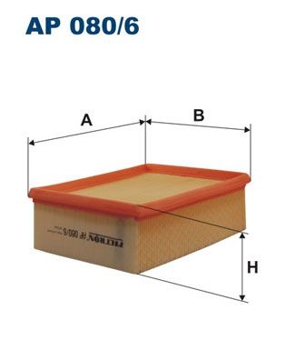 Filtron Luftfilter Ap 0806 Peugeot Ap080/6 Storlek 2