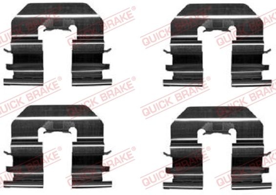 QUICK BRAKE Accessory Kit, disc brake pads 109-1780  HYUNDAI,PEUGEOT,KIA,i40 CW (VF),TUCSON (JM),i10 (IA),i40 (VF),SONATA V (NF),i10 Stufenheck