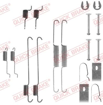 QUICK BRAKE Accessory Kit, brake shoes 105-0815 SUZUKI,SUBARU,DAIHATSU,SWIFT III (MZ, EZ),SWIFT IV (FZ, NZ),SX4 (EY, GY),SWIFT V (AZ)