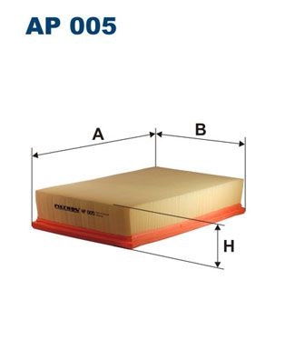 Filtron Luftfilter Ap Volkswagen Ap005 Storlek 005