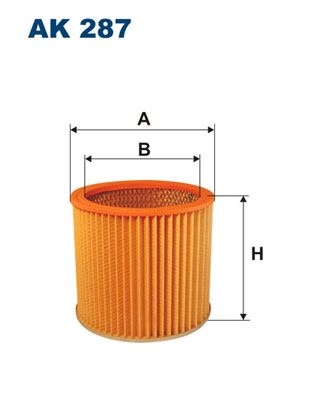 Air filter AK 287 Filtron