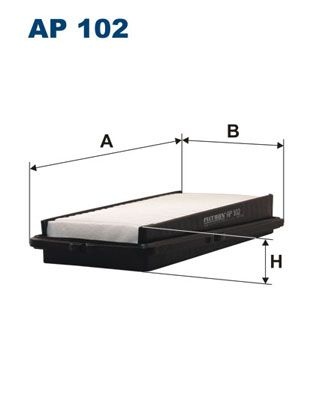 Filtron Luftfilter Ap 102 Rover Ap102 Storlek 2