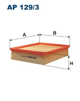 Filtron Luftfilter Ap 1293 Land Rover Ap129/3 Storlek 2