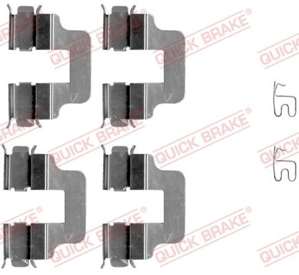 QUICK BRAKE Accessory Kit, disc brake pads 109-1245 OPEL,BMW,FIAT,ZAFIRA B (A05),Corsa C Schrägheck (X01),Meriva A (X03),Astra H Schrägheck (A04)