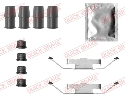QUICK BRAKE Accessory Kit, disc brake pads 109-0032  BMW,MINI,2 Gran Tourer (F46),X1 (F48),2 Active Tourer (F45),X2 (F39),2 Coupe (F22, F87)