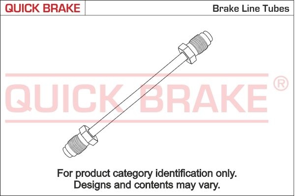 QUICK BRAKE Brake Lines CU-0260A-A VW,AUDI,BMW,GOLF II (19E, 1G1),Polo Coupe (86C, 80),Polo Schrägheck (86C, 80),VW Kaefer Typ 1