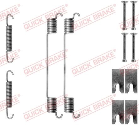 QUICK BRAKE Accessory Kit, brake shoes 105-0814 FORD,FIAT,PEUGEOT,Focus II Schrägheck (DA_, HCP, DP),Focus II Kombi (DA_, FFS, DS),FOCUS II Cabriolet