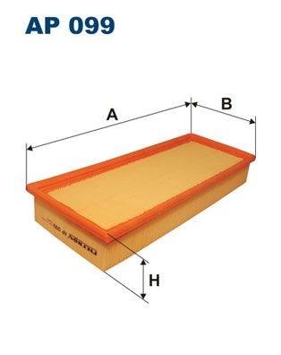 Filtron Luftfilter Ap 099 Ford Ap099 Storlek 2