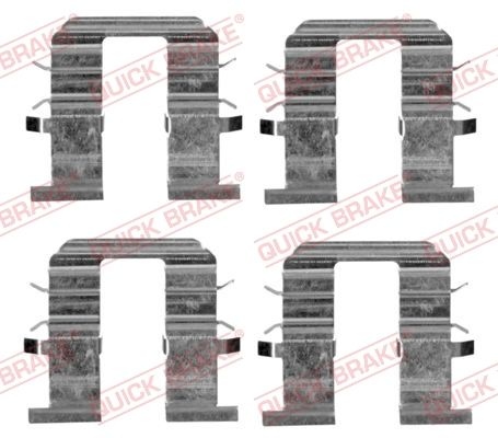 QUICK BRAKE Accessory Kit, disc brake pads 109-1746  HYUNDAI,KIA,NISSAN,i10 (PA),i10 (IA),Picanto (SA),MICRA IV (K13)