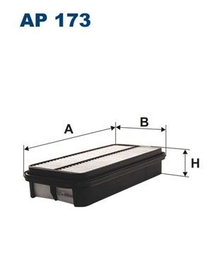 Filtron Luftfilter Ap 173 Suzuki Ap173 Storlek 2