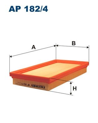 Filtron Luftfilter Ap 1824 Kia Ap182/4 Storlek 2