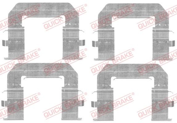 QUICK BRAKE Accessory Kit, disc brake pads 109-1776 OPEL,CHEVROLET,SAAB,INSIGNIA Caravan,Astra J Sports Tourer (P10),ASTRA J,ZAFIRA TOURER C (P12)