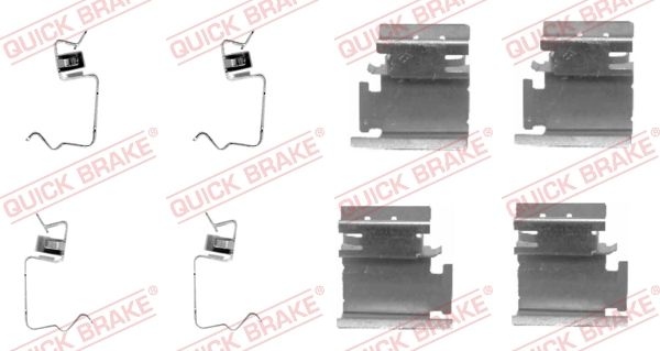 QUICK BRAKE Accessory Kit, disc brake pads 109-1218  VW,MERCEDES-BENZ,OPEL,CRAFTER 30-50 Kasten (2E_),Amarok Pickup (2HA, 2HB, S1B, S6B, S7A, S7B)